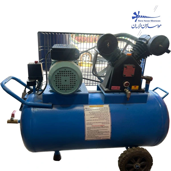 کمپرسور باد 100 لیتری خورجینی