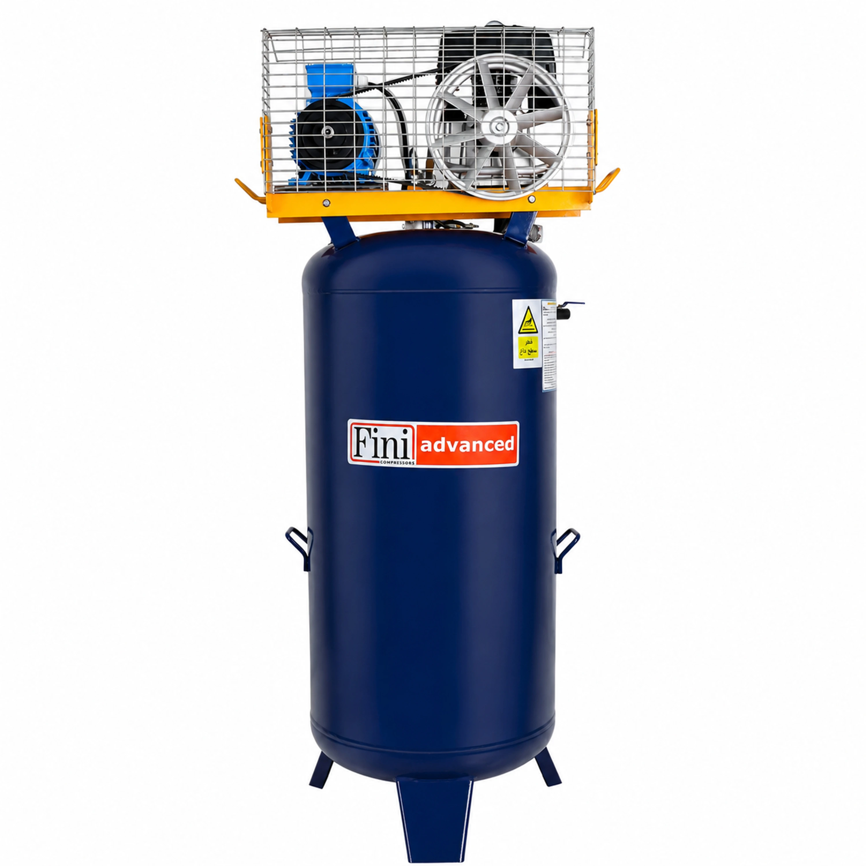 کمپرسور باد 400 لیتری FINI MK113 با الکتروموتور 4 اسب بخار