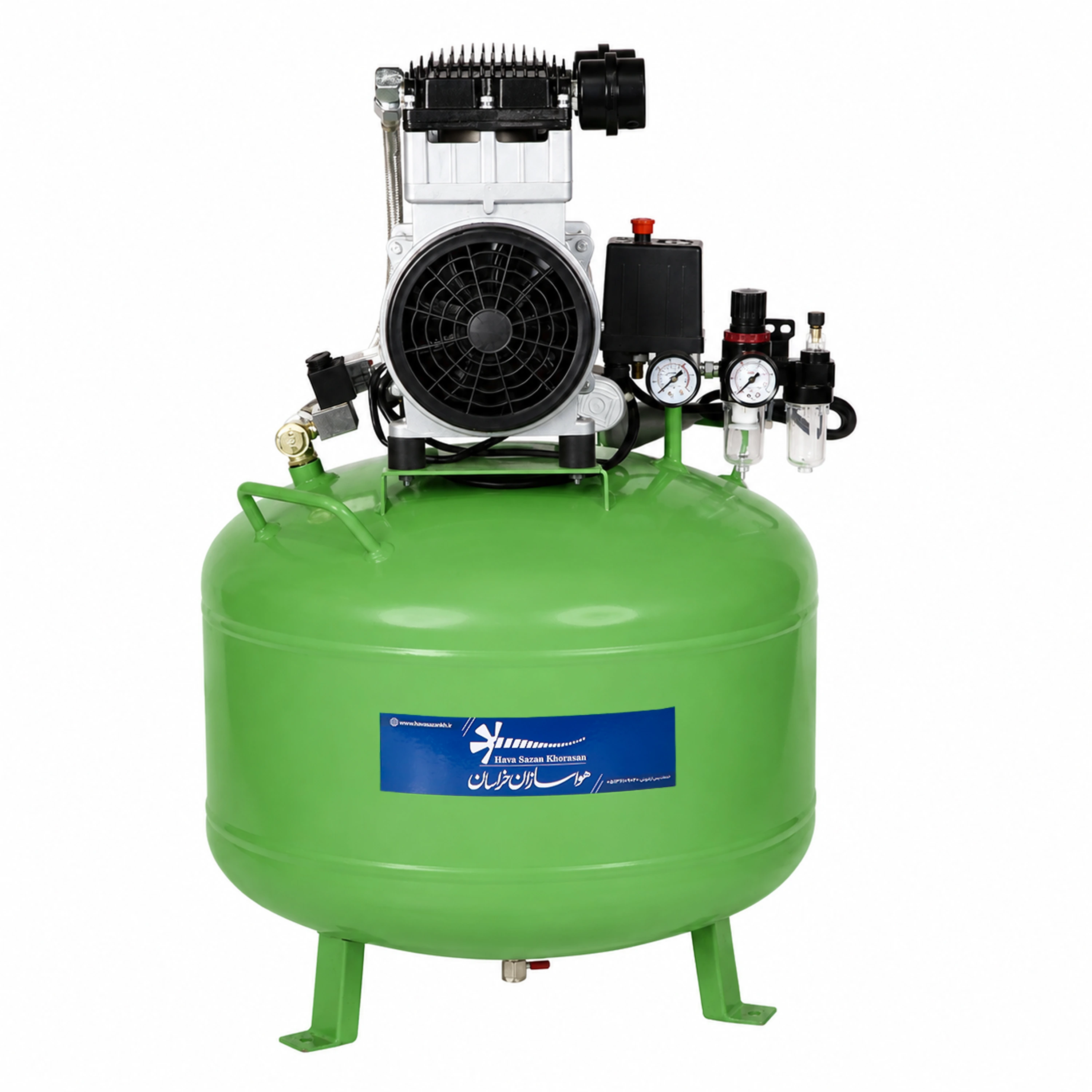 کمپرسور OILFREE سایلنت 1500 وات -60 لیتری